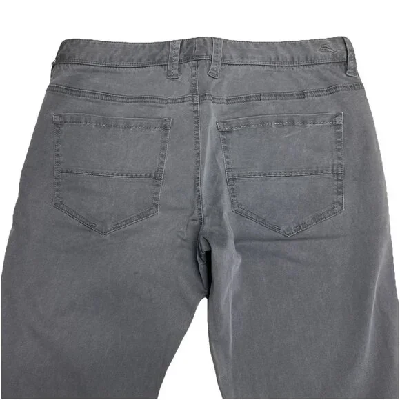 Tommy Bahama Men's 32W x 34L Fog Grey Boracay Five-Pocket Stretch Chino Pant - Picture 10 of 12